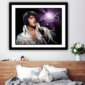 Elvis Presley Art unframed 12x16 Poster Premium Quality